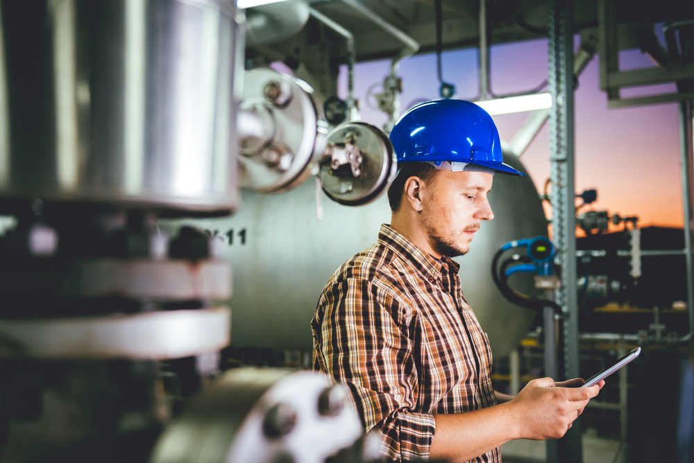 Mechanic on-site in a facility